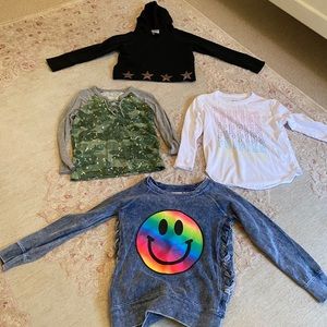 Lot of size 4 tops- play six, chaser